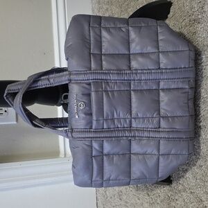 Michael Kors Stirling Small Quilted Grab Tote, Bag Heather Grey
